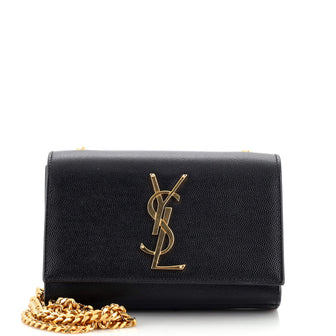 Saint Laurent Classic Monogram Crossbody Bag Calfskin Small