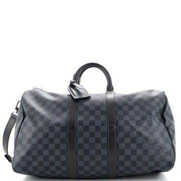 Louis Vuitton Keepall Bandouliere Bag Damier Cobalt 45