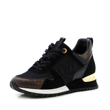 Louis Vuitton Women's Run Away Sneakers Mesh with Monogram Canvas and Suede