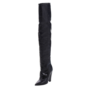 Saint Laurent Women's Niki High Boots Leather