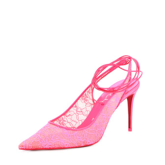 Christian Louboutin Women's Kate Lace Up Pumps Lace 85