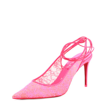 Christian Louboutin Women's Kate Lace Up Pumps Lace 85