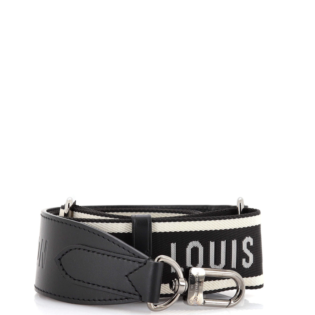 Louis Vuitton leather pocket jacquard round neck white, sportswear