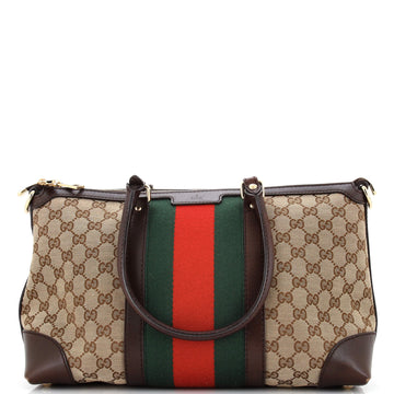 Gucci Vintage Web Convertible Tote GG Canvas Medium