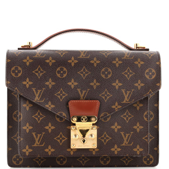 Louis Vuitton Monceau Handbag Monogram Canvas