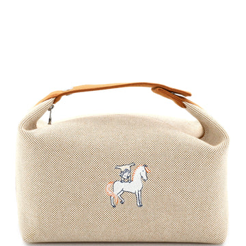 Hermes Bride-A-Brac Cabriole Travel Case Toile GM