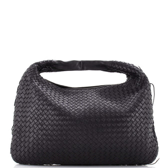 Bottega Veneta Veneta Hobo Intrecciato Nappa with Frayed Detail Large