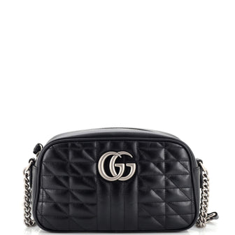Gucci GG Marmont Shoulder Bag Mixed Matelasse Leather Small