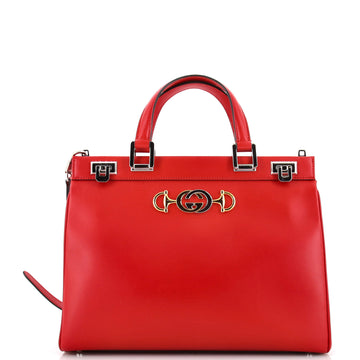 Gucci Zumi Top Handle Bag Leather Medium