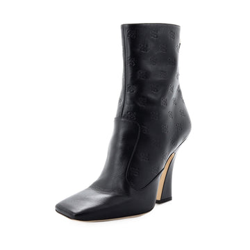 Fendi Women's FFreedom Ankle Boots FF Karligraphy Leather