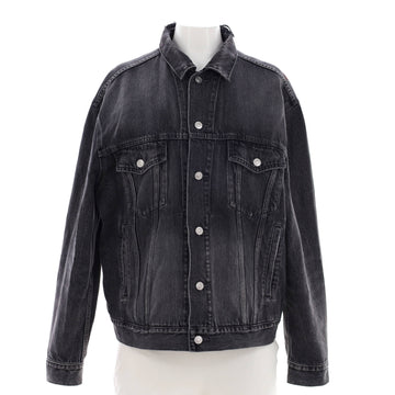 Balenciaga Women's Logo Oversized Jacket Denim