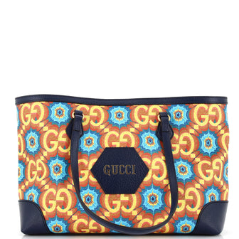 Gucci 100 Ophidia Shopping Tote Limited Edition Coated Canvas Medium