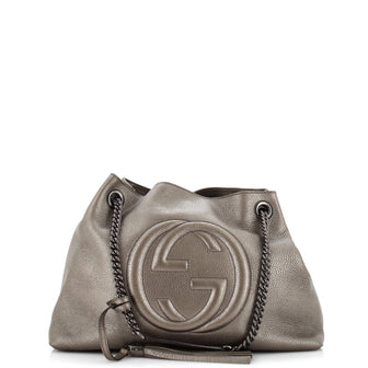 Gucci Soho Chain Strap Shoulder Bag Leather Medium
