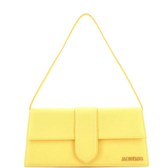 Jacquemus Le Bambino Top Handle Flap Bag Leather Long