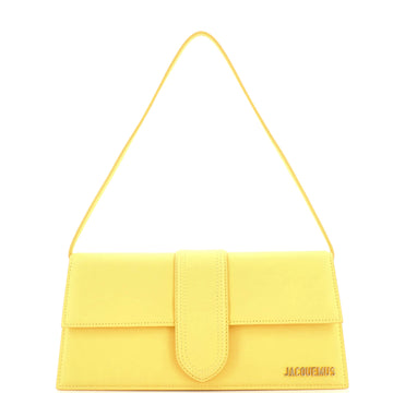 Jacquemus Le Bambino Top Handle Flap Bag Leather Long