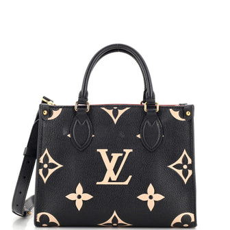 Louis Vuitton Giant Monogram Empreinte Onthego PM Tote, Louis Vuitton  Handbags