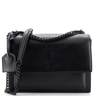 Saint Laurent Medium Sunset Shoulder Bag - Black for Women