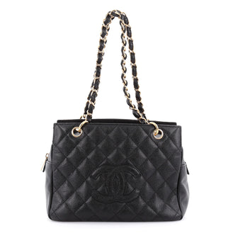 Chanel Petite Timeless Tote Quilted Caviar Black 2271101