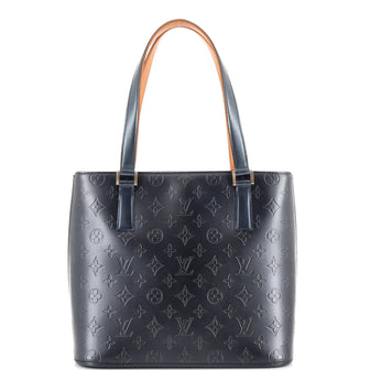 Louis Vuitton Mat Stockton Handbag Monogram Vernis