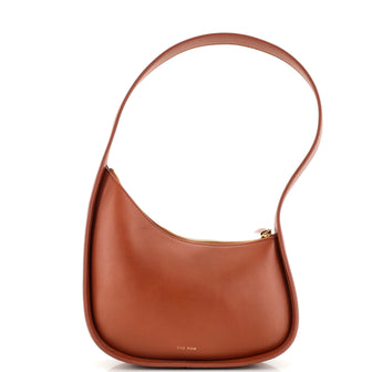 The Row Half Moon Shoulder Bag Leather