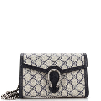 Gucci Dionysus Chain Wallet GG Coated Canvas Small