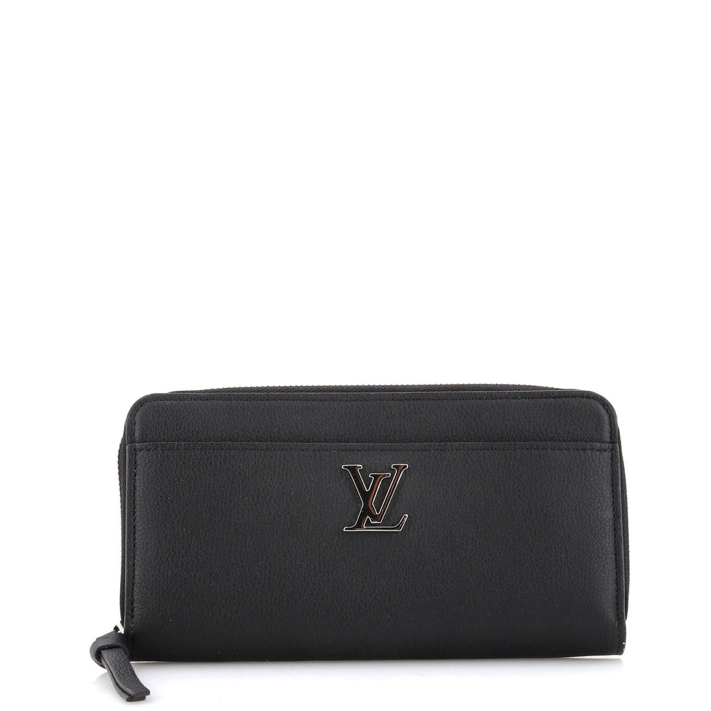 Louis Vuitton Zippy Lockme Wallet Leather Black 2271481