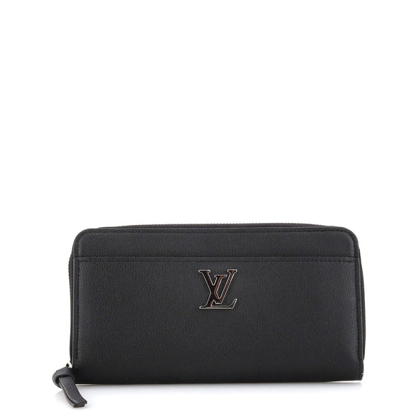 Louis Vuitton Zippy Lockme Wallet Leather Black 2271481