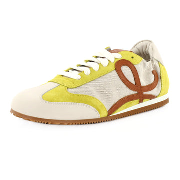 Loewe Women's Ballet Runner Sneakers Canvas and Suede with Leather