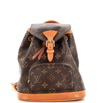 Louis Vuitton Vintage Montsouris Backpack Monogram Canvas PM