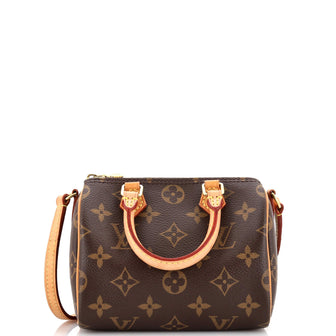 Louis Vuitton Speedy Bandouliere Bag Monogram Canvas Nano