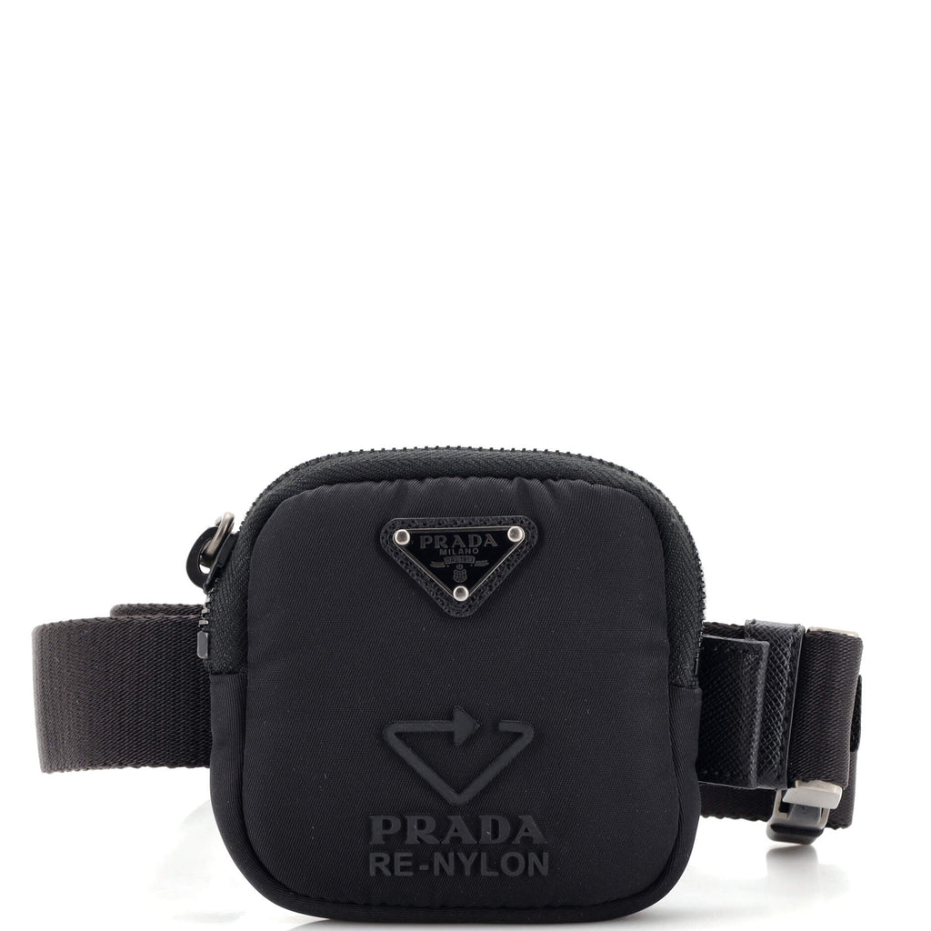 Prada Card Holder Belt Bag Re-Nylon Black 2273541