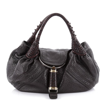 Fendi Spy Bag Leather Brown 2273602