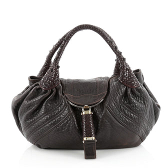 Fendi Spy Bag Leather Brown 2273603
