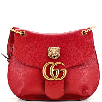 Gucci GG Marmont Animalier Shoulder Bag Leather Medium