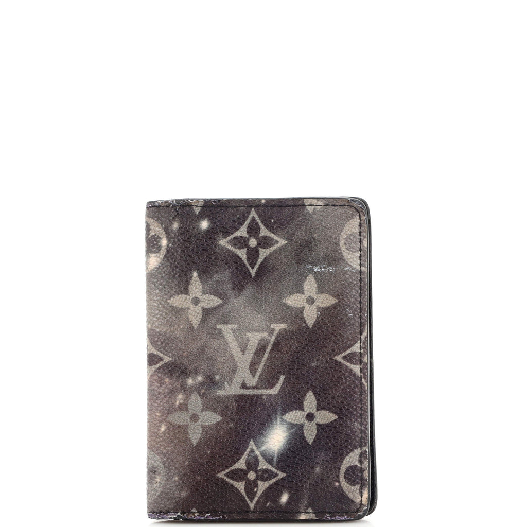 Louis Vuitton Pocket Organizer Limited Edition Monogram Galaxy Canvas Black  2274024