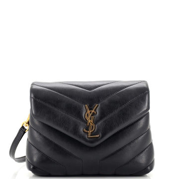 Saint Laurent Loulou Shoulder Bag Matelasse Chevron Leather Toy