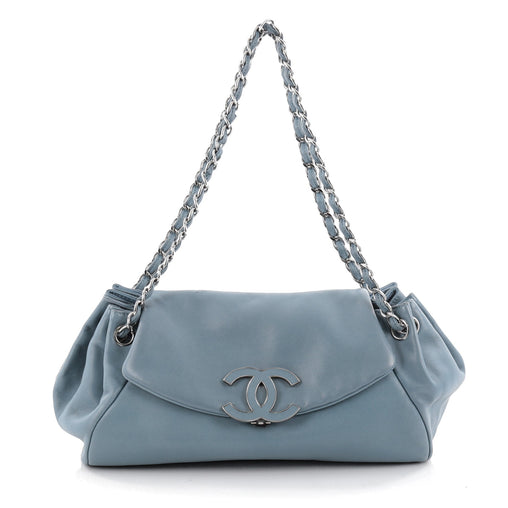 Buy Chanel Sensual CC Accordion Flap Bag Lambskin Large Blue 2274101