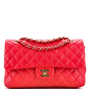 Chanel Vintage Classic Double Flap Bag Quilted Lambskin Medium