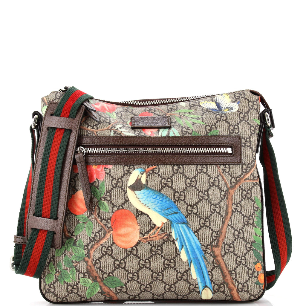 Gucci Zip Pocket Backt Tian Printed GG coated canvas Gucci Beige Multicolore Coated Canvas Tian Padlock Medium  main image 4