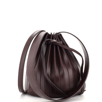 Mansur Gavriel Pleated Leather Tote