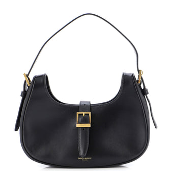 Saint Laurent Le Fermoir Hobo Shiny Leather