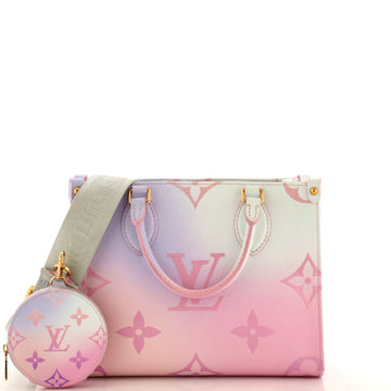 Louis Vuitton OnTheGo Tote Spring in the City Monogram Giant Canvas PM