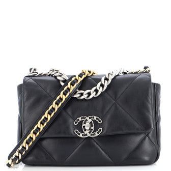 Chanel 19 Flap Bag Quilted Leather Medium