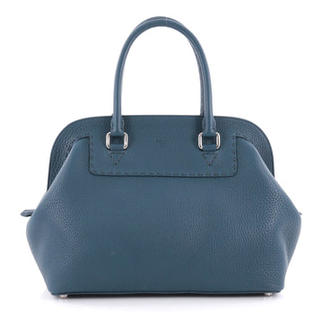 Fendi Selleria Adele 1328 Handbag Leather Medium Blue 2275204
