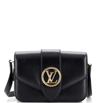 Louis Vuitton LV Pont 9 Bag Leather Black