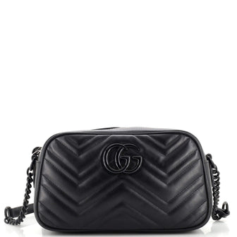 Gucci GG Marmont Shoulder Bag Matelasse Leather Small