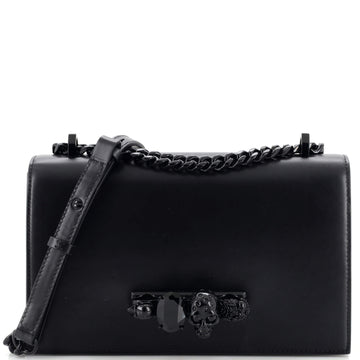 Alexander McQueen Jewelled Flap Satchel Leather Medium