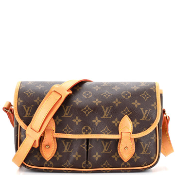 Louis Vuitton Sac Gibeciere Messenger Bag Monogram Canvas MM