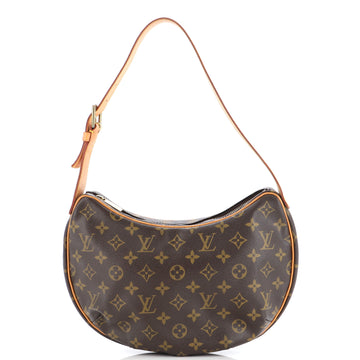 Louis Vuitton Croissant Handbag Monogram Canvas MM
