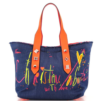 Christian Louboutin Frangibus Tote Printed Canvas Medium